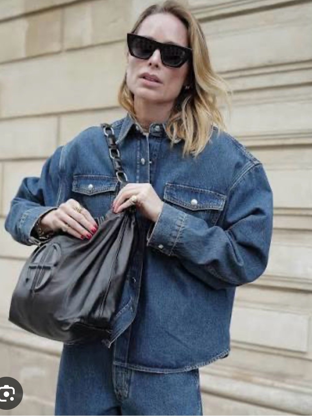 Anine Bing Paxton Denim shirt sea blue - Picture 3 of 4